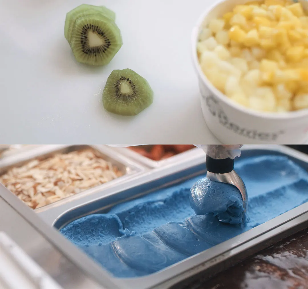 Always fresh ingredients at Raining Berries