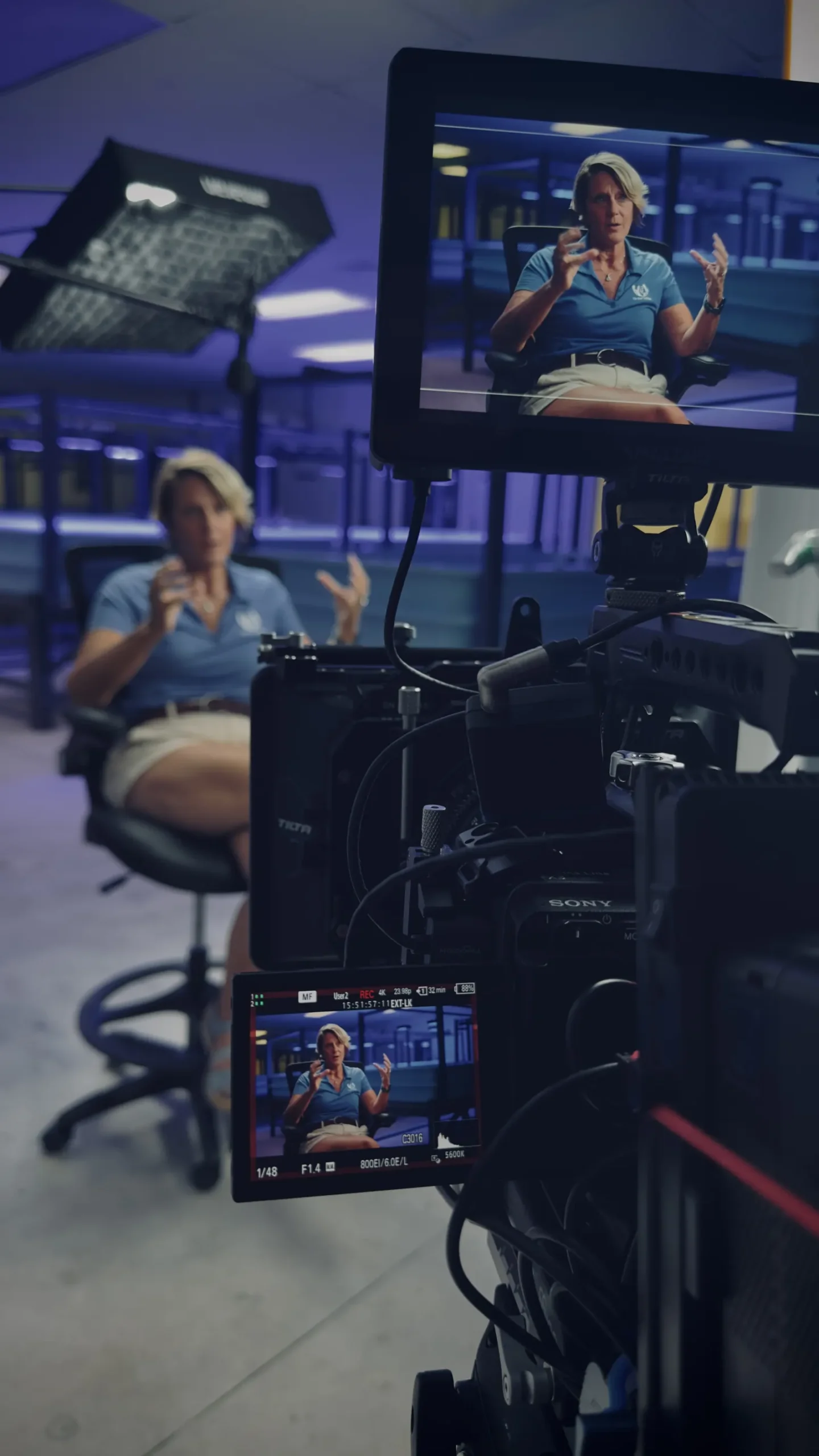 Behind-the-scenes of a brand story documentary