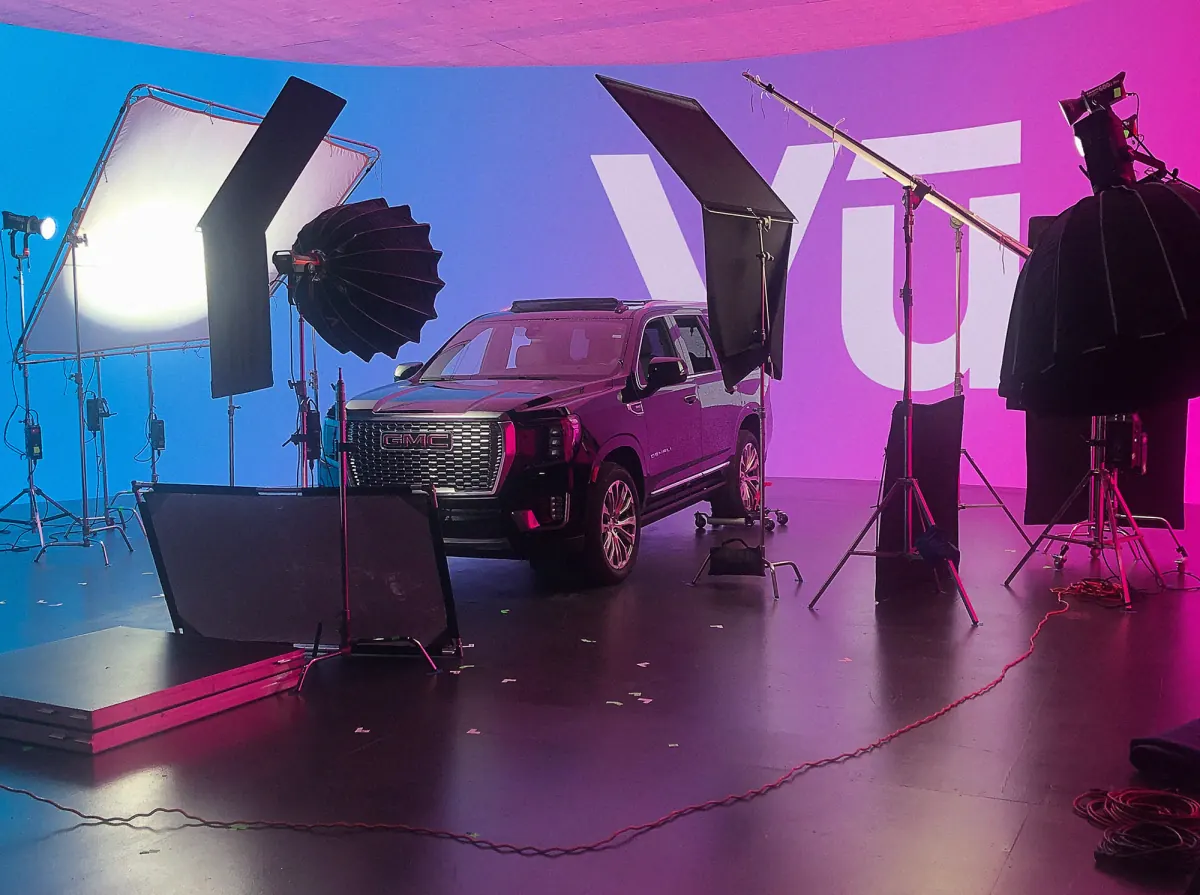 Behind the scenes of a virtual video production