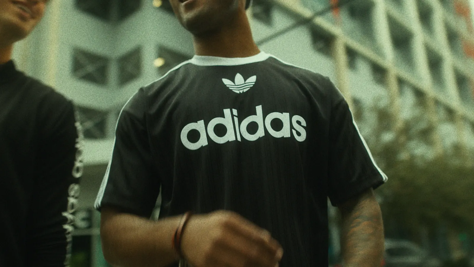 Champs Miami Adidas video screenshot closeup