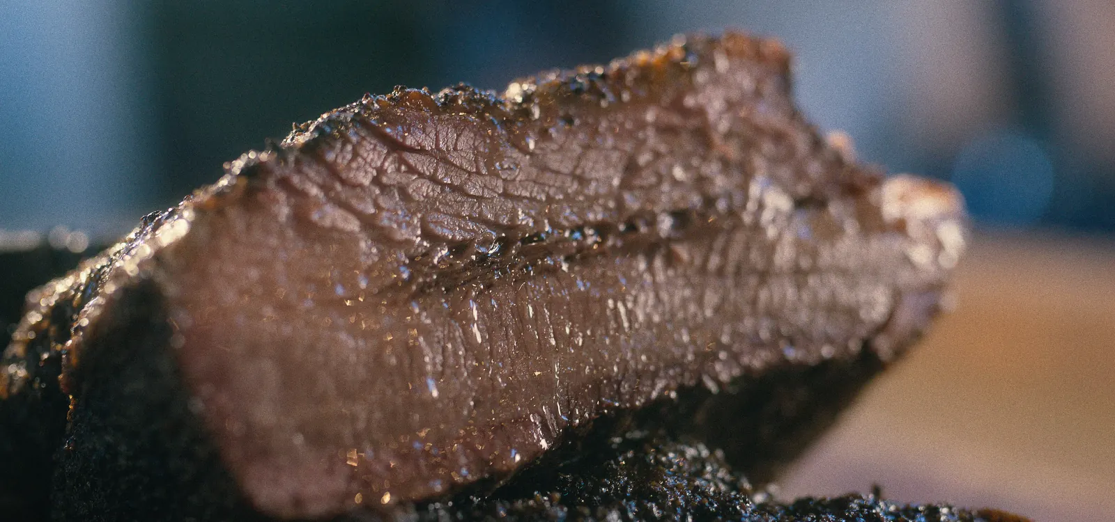 Extreme Closeup of Brisket