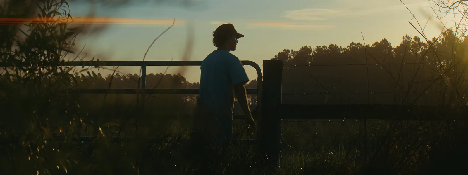 Fort McCoy Ranch Opening Gate Sunrise