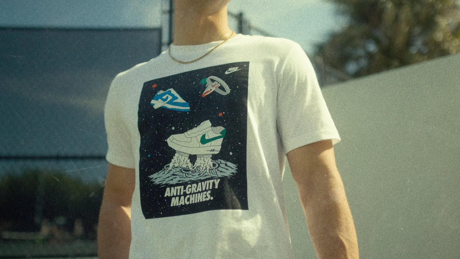 New apparel with Champs Sports Miami b roll screenshot social media