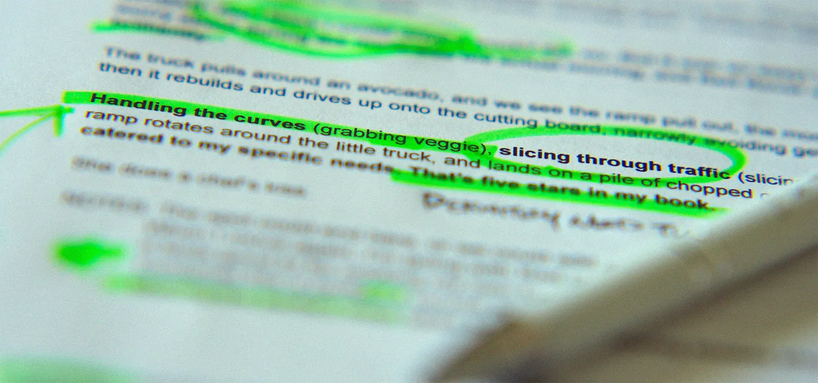 Script for Interview-style corporate video being filmed